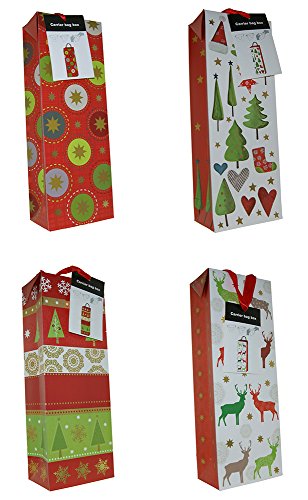 Taunus Grußkarten Verlag 10 Geschenktüten Taschenbox Weihnachten - 4 Motive 22-0404 Geschenktaschen Geschenktüten Tragetaschen von Taunus Grußkarten Verlag