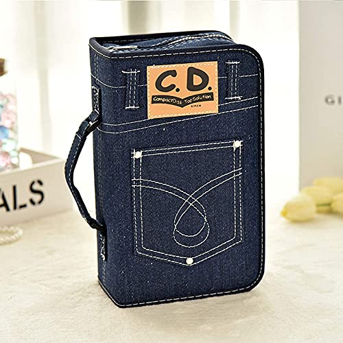 Tragbar Cowboy CD/DVD-Box CDs Hülle,CD Tasche für 128/60 Discs Mappe zur Aufbewahrung,platzsparend Büro, Wohnzimmer und Zuhause, Transport-Hüllen,128pc,S/M H17cm/28cm Tragbar Cowboy CD/DVD-Box CDs Hülle,CD Tasche für 128/60 Discs Mappe zur Aufbewahrung,platzsparend Büro, Wohnzimmer und Zuhause, Transport-Hüllen,128pc,S/M H17cm/28cm von Tauzveok