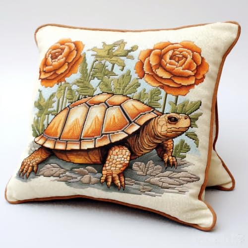 Diy Knüpfen Set Erwachsene Kissen Meeresschildkröte Tier Haken Riegel Kit Kissenbezug Teppich Bedrucktes Kissen Häkelgarn Stickerei Dekoration 17x17in Diy Knüpfen Set Erwachsene Kissen Meeresschildkröte Tier Haken Riegel Kit Kissenbezug Teppich Bedrucktes Kissen Häkelgarn Stickerei Dekoration 17x17in von Taxpy