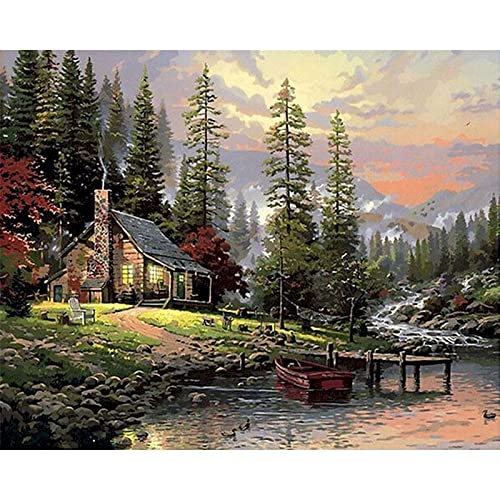 Diy Malen Nach Zahlen Landschaft Haus Ölbild Malen Für Erwachsene Auf Leinwand Zeichnung Malen Nach Zahlen Wohnkultur Geschenk,Kein Rahmen,50X70Cm Malen Nach Zahlen Kits Für Erwachsene Anfänger, Cre Diy Malen Nach Zahlen Landschaft Haus Ölbild Malen Für Erwachsene Auf Leinwand Zeichnung Malen Nach Zahlen Wohnkultur Geschenk,Kein Rahmen,50X70Cm Malen Nach Zahlen Kits Für Erwachsene Anfänger, Cre von Taxpy