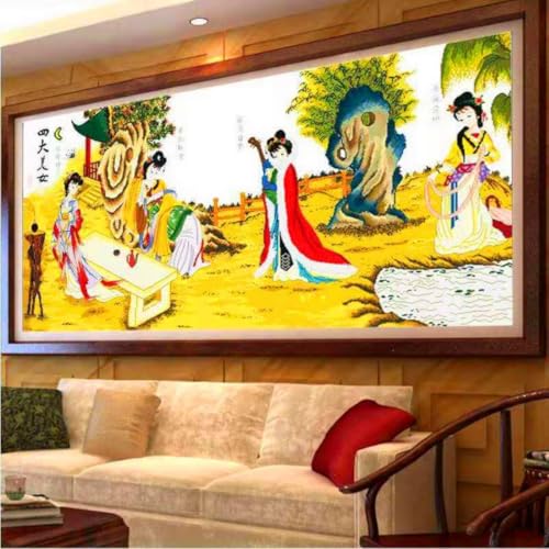 Taxpy DIY Perlenstickerei Set Klassische Frau Perlenstickerei-Sets Orientalische Frau DIY Perlenstickerei-Sets Perlenset Basteln Perlenstickerei-Set Home Decor 150x78cm Taxpy DIY Perlenstickerei Set Klassische Frau Perlenstickerei-Sets Orientalische Frau DIY Perlenstickerei-Sets Perlenset Basteln Perlenstickerei-Set Home Decor 150x78cm von Taxpy