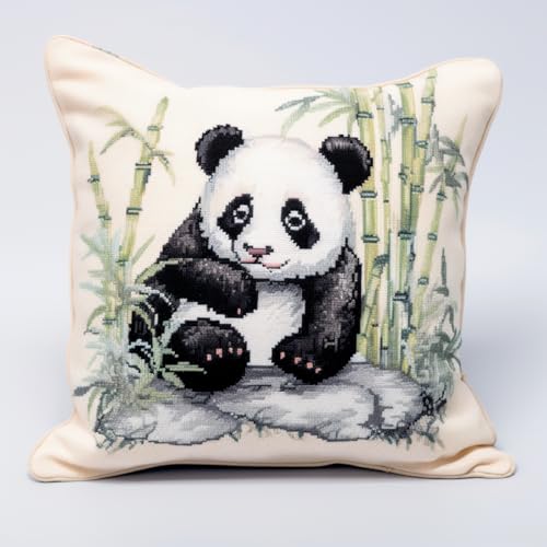 Taxpy DIY knüpfkissen mit vordruck Cartoon-Riesenpanda-Hakenriegel-Set,Kissenbezug,Teppich,bedrucktes Kissen,Häkelgarn,Stickerei,Dekoration 17x17in Taxpy DIY knüpfkissen mit vordruck Cartoon-Riesenpanda-Hakenriegel-Set,Kissenbezug,Teppich,bedrucktes Kissen,Häkelgarn,Stickerei,Dekoration 17x17in von Taxpy
