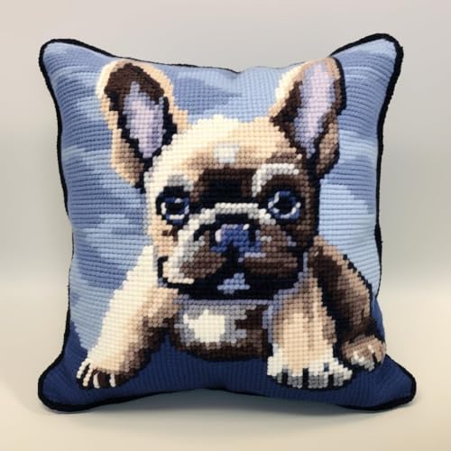 Taxpy Diy Knüpfen Set Anf?nger Bulldogge Verschluss Haken Kissen Kit Anf?nger Erwachsene Kinder Geschenk Tier Stickerei Home Dekoration 17X17In B Taxpy Diy Knüpfen Set Anf?nger Bulldogge Verschluss Haken Kissen Kit Anf?nger Erwachsene Kinder Geschenk Tier Stickerei Home Dekoration 17X17In B von Taxpy