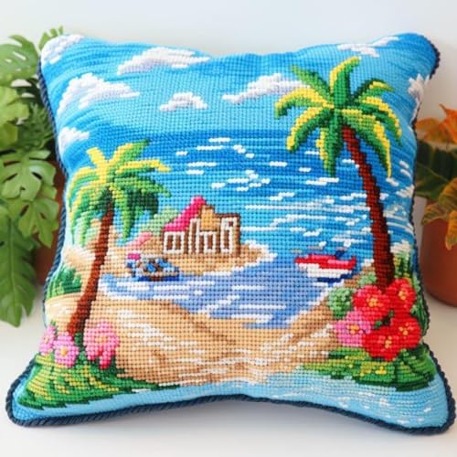 Taxpy Diy Knüpfen Set Erwachsene Kissen Kissenbezug,Stickerei-Set,Riegel-Haken-Set Für Kinder,Erwachsene Oder Anf?nger 17X17In B Taxpy Diy Knüpfen Set Erwachsene Kissen Kissenbezug,Stickerei-Set,Riegel-Haken-Set Für Kinder,Erwachsene Oder Anf?nger 17X17In B von Taxpy