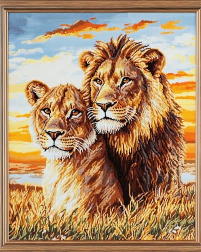 Taxpy Diy Kreuzstichset Mit Perlen Zwei Löwen Perlenstickerei-Sets Wildlife Diy Perlenstickerei-Sets Perlenset Basteln Perlenstickerei-Set Home Decor 50x70cm Taxpy Diy Kreuzstichset Mit Perlen Zwei Löwen Perlenstickerei-Sets Wildlife Diy Perlenstickerei-Sets Perlenset Basteln Perlenstickerei-Set Home Decor 50x70cm von Taxpy