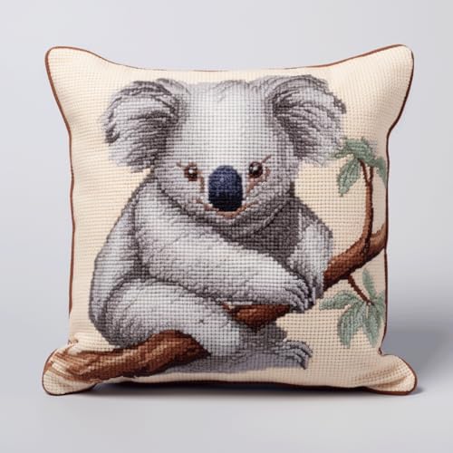 Taxpy Knüpfteppich Zum Selber knüpfen, Tier Koala Knüpfsets 43x43cm Latch Hook Kit Selbst Knüpfen Set für Erwachsene Taxpy Knüpfteppich Zum Selber knüpfen, Tier Koala Knüpfsets 43x43cm Latch Hook Kit Selbst Knüpfen Set für Erwachsene von Taxpy