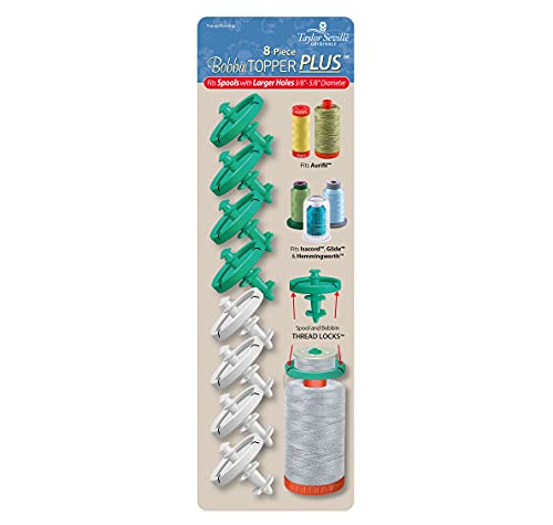 Taylor Seville Originals - Taylor Seville Originals Bobbin Toppers Plus passt Spulen mit Größer Löcher - 8 Stücke Taylor Seville Originals - Taylor Seville Originals Bobbin Toppers Plus passt Spulen mit Größer Löcher - 8 Stücke von Taylor Seville