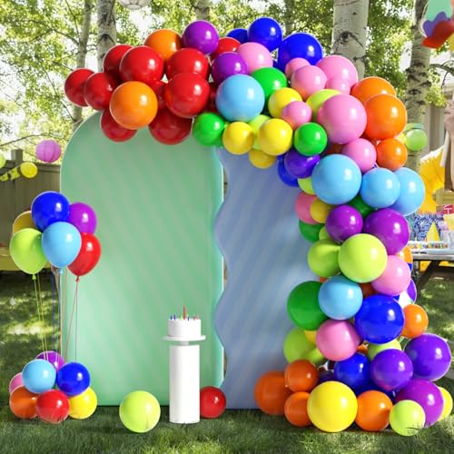 Tayuvira 101 Stück Luftballons Bunt,12” Helium Bunte Luftballons,Luftballon Girlande Bunt für Schulanfang Geburtstag Valentinstag Verlobung Hochzeit Graduierung Feier Party Deko Karneval Zirkus Tayuvira 101 Stück Luftballons Bunt,12” Helium Bunte Luftballons,Luftballon Girlande Bunt für Schulanfang Geburtstag Valentinstag Verlobung Hochzeit Graduierung Feier Party Deko Karneval Zirkus von Tayuvira