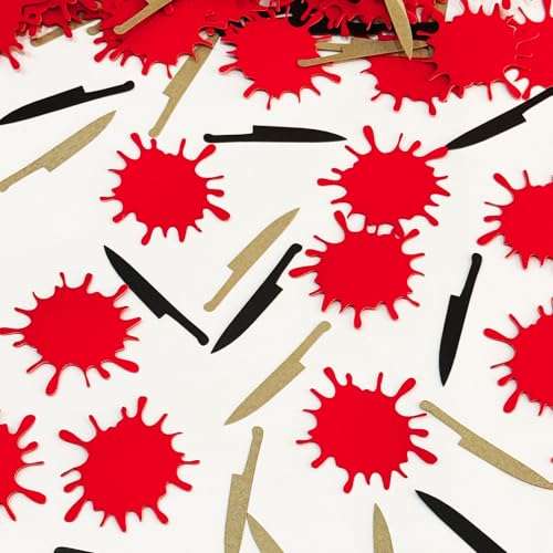 Blutige Konfetti, 100 Stück – Tischkonfetti, Blut, Handabdruck, Messer-Form, Halloween-Geburtstagsparty-Dekorationen für Halloween, Geburtstag, Horror, Thementisch, Party, Dekoration Blutige Konfetti, 100 Stück – Tischkonfetti, Blut, Handabdruck, Messer-Form, Halloween-Geburtstagsparty-Dekorationen für Halloween, Geburtstag, Horror, Thementisch, Party, Dekoration von Tbay