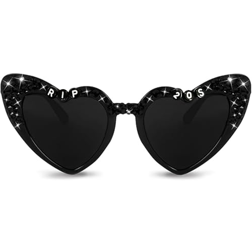 Tbay Brille zum 30. Geburtstag, Damen, schwarze Brille "RIP 20S", Partyzubehör für 30 Jahre, Dekorationen für Geburtstag Damen Tbay Brille zum 30. Geburtstag, Damen, schwarze Brille "RIP 20S", Partyzubehör für 30 Jahre, Dekorationen für Geburtstag Damen von Tbay
