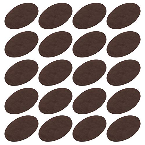 10 Sets Slider Selbstklebende Reparatur Patches Ärmel, Ellenbogen, Knie auf Kleidung, Enthält 5 Schwarz und 5 Paar Kaffee für DIY Kleidung Dekoration (Zehn Paare Braun Farben) von Tbest
