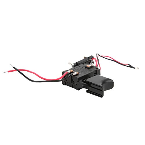 Akkuschrauber Schalter, Bohrschrauber Trigger Schalter, Bohrauslöseschalter, 7,2 V - 24 V Lithium-Batterie Akku-Bohrschrauber Drehzahlregelung Trigger-Schalter mit kleinem Licht von Tbest