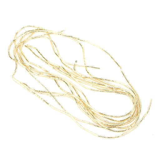 Bouillondraht Gold, Französischer Bullion-Draht, Stickgarn Kupferdraht Nähen Nähen Glanz 1,5 mm Durchmesser Manuelle DIY-Saite Bouillondraht Gold, Französischer Bullion-Draht, Stickgarn Kupferdraht Nähen Nähen Glanz 1,5 mm Durchmesser Manuelle DIY-Saite von Tbest