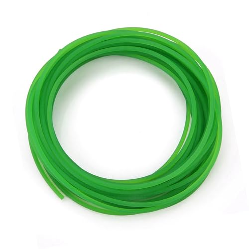 Hochleistungs -Urethan -Runde, Raues Oberflächengrün -PU -Polyurethangürtel für Gürtel o Ringantriebsgetriebe 6 Mm 10 M (#2) von Tbest