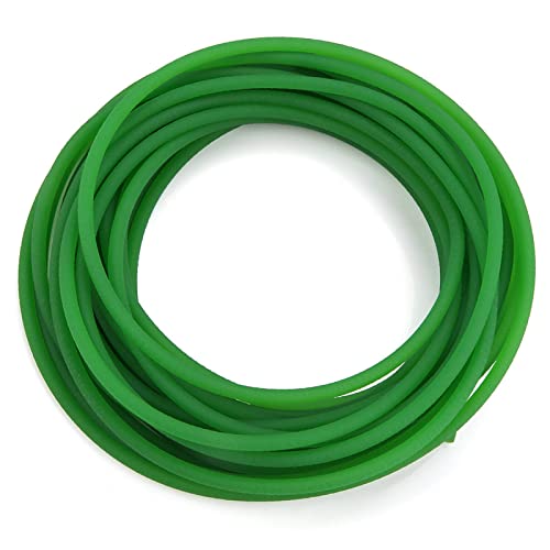 Hochleistungs -Urethan -Runde, Raues Oberflächengrün -PU -Polyurethangürtel für Gürtel o Ringantriebsgetriebe 6 Mm 10 M (#4) von Tbest