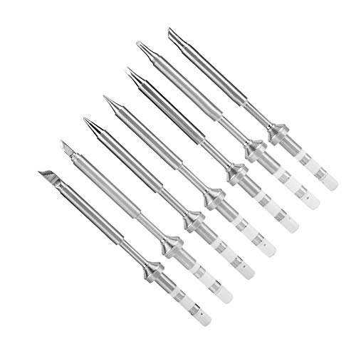Ts100 Lötspitze,Ts100,Piil,Ts100 Lötkolben,T24,7 Typen -Edelstahl-Lötkolbenspitzen Ersatz Für Ts100-Lötkolben (7 Klette Sets (Keine Preisbegrenzung Auf) von Tbest