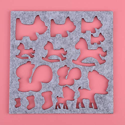 Set mit 7 Filzformen, 7-teilig, Nadelfilz-Anwendungsset, Bastelvorlagen-Set, Spielzeug für Kinder, Anfänger, Schablonenwerkzeuge Set mit 7 Filzformen, 7-teilig, Nadelfilz-Anwendungsset, Bastelvorlagen-Set, Spielzeug für Kinder, Anfänger, Schablonenwerkzeuge von Tbest