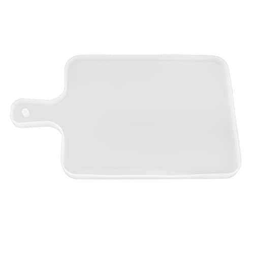 Silicon -Tablettform mit Griff für Epoxidharzguss, Klebstoffform, Ideal Zum Herstellen von Untersetzern, Obst, Abendessen und Mehr von Tbest