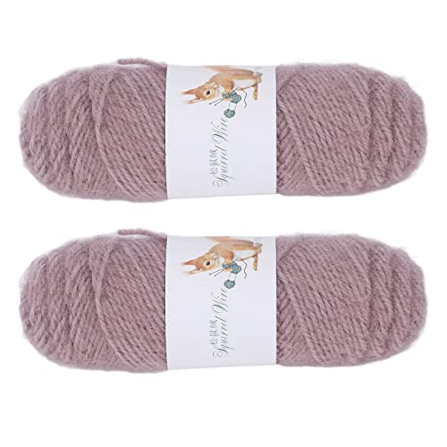 TBEST SE UND EBROIDERY 2PCS Häkelgarn Handknied Produktion EDIU Coae Sauftgarn CN Garn für Liebespullover Schal Ft Sammeln Sammeln von Tbest