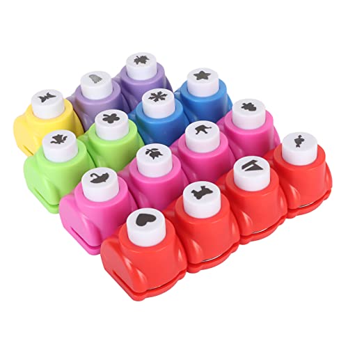 Tbest 15pcs Shape Paper Punch Set für - Einfache Operation Bastel Löcher Punch - Geeignet für die Herstellung von Scrapbooking Grußkarten Tbest 15pcs Shape Paper Punch Set für - Einfache Operation Bastel Löcher Punch - Geeignet für die Herstellung von Scrapbooking Grußkarten von Tbest