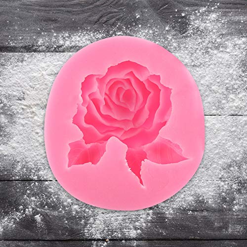 Tbest Fondant -Kuchenform für Rosa Silikonkuchen - Nicht und Langlebiges Material Ideal für die Herstellung von Schokoladen und Eiswürfeln von Tbest