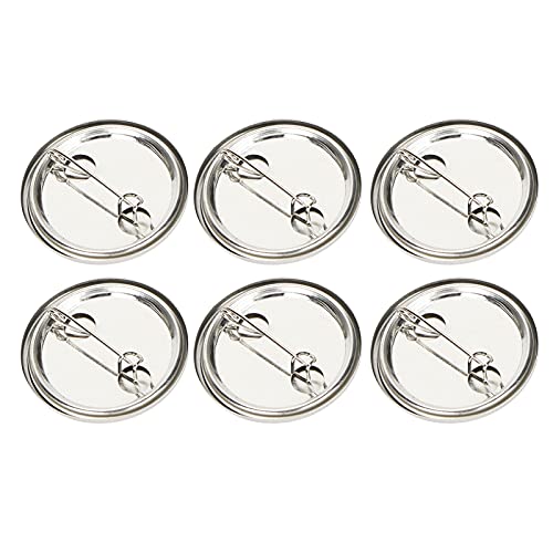 Tbest Jungfrau Spindel Abzeichenknopf Glatte Oberfläche 100pcs DIY -Souvenirs für Handwerksliebhaber, Netzmaterial (100 Sätze 32-mm-Metallabzeichen) von Tbest