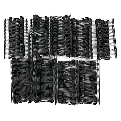 Tbest Kleidung Widder Preis Eling Preis El Schuhe El Befestigung, 1000 PCS PP Plastik Transparent/schwarzer Hook Kleidung Schuhe Aries (25mm) von Tbest