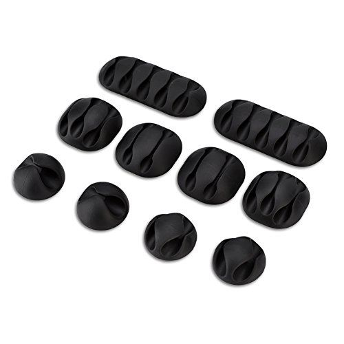 Tbest Kordnabel, 10pcs Universal Office Cable Clipesktop Kabelhalterkabel von Tbest