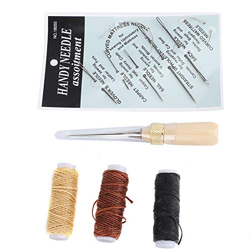 Tbest Leder Handwerkswerkzeug -Set -Nähen Nadeln Kit für Projekte zu Hause und Studio Plastik, Stahlmaterial Tbest Leder Handwerkswerkzeug -Set -Nähen Nadeln Kit für Projekte zu Hause und Studio Plastik, Stahlmaterial von Tbest