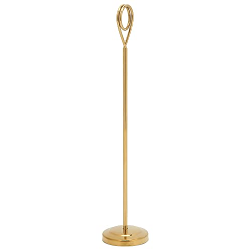 Tbest Mehrzweck -Karteninhaber, Metal -Tischtop, Ideal für Büro, Hochzeitsfeier, mit Nicht Schlechten Names Karten Clips, Funktionen des Menüs und des Reservierten Kartenhalters (L) von Tbest