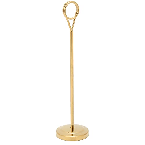 Tbest Mehrzweck -Karteninhaber, Metal -Tischtop, Ideal für Büro, Hochzeitsfeier, mit Nicht Schlechten Names Karten Clips, Funktionen des Menüs und des Reservierten Kartenhalters (M) von Tbest