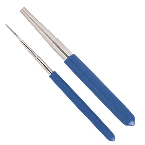Tbest Mundwerkzeugwerkzeug für Schmuckhersteller, 2pcs Perlmandrel -Kit mit 10 Größen für Sprungringe und Verarbeitete Drahtschlaufen von Tbest