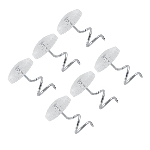 Tbest Tapisserie Drehstifte 30/50pcs Reparieren Herbstpositionen und Vorhänge für DIY -Kunsthandwerk Transparente Runde Stifte für Sofa -Stuhl und Sofa von (50pcs) von Tbest