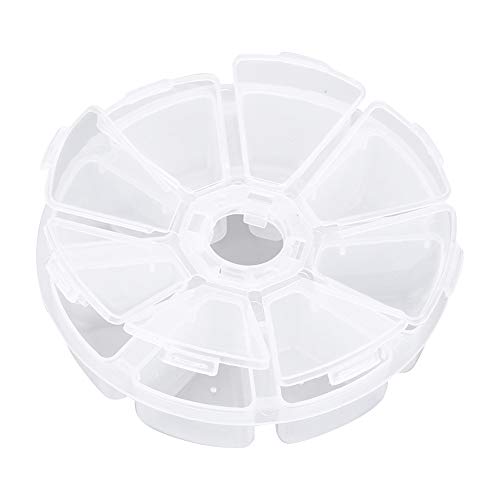Tbest Transparent Wasserdichte Fischerei -Tackle -Aufbewahrungsbox Langlebiger ABS Material Organizer für Haken, Köder, Köder, für Angler von Tbest