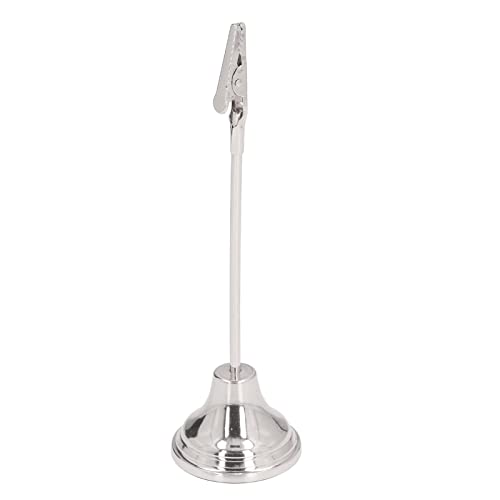 Tbest und Attraktiver Tischnummernhalter, Fotoständer, Kartenständer, Karte, Platzkartentischdekor für Büro (SILVER) von Tbest