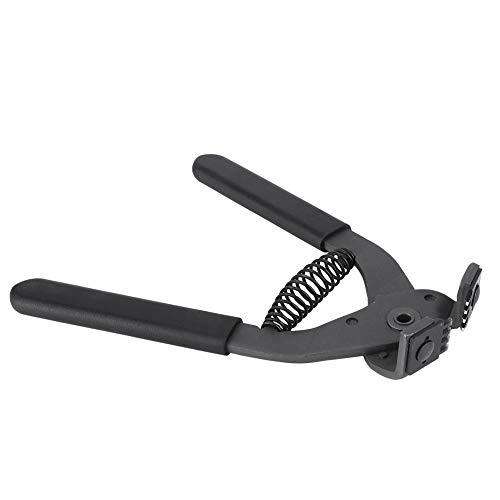 prickeisen leder, Leder Lotanzer, Pliers Leather, Leder Loch Punsch, Leder Punsch Zange, 17 cm handgehaltene leise Zange aus Kohlenstoffstahl, Locherwerkzeug für Lederarbeiten 4 mm (4 Zähne) von Tbest