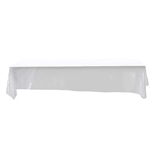 Tischdecke abwaschbar, Tischtuch, Weiße Tischdecken Rechteck, Tischdecke Lang, 145 X 320 cm rechteckige Tischdecke schmutzabweisend für Bankett, Hochzeit, Party, Dekoration(Schwarz) von Tbest