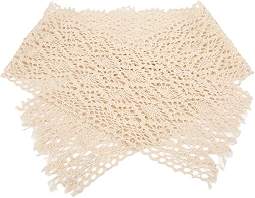 Spitzenbesatz, bestickt, 13,5 cm breit, Baumwolle, Häkelbesatz, 4,5 m lang, Vintage-Stoff, für Tischdecken, Basteln Spitzenbesatz, bestickt, 13,5 cm breit, Baumwolle, Häkelbesatz, 4,5 m lang, Vintage-Stoff, für Tischdecken, Basteln von Tbkoly