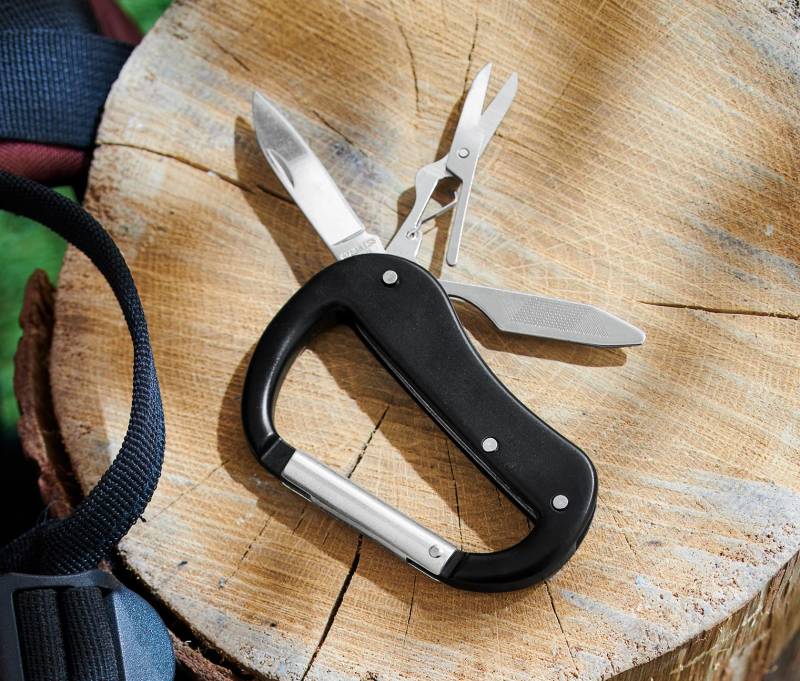 Tchibo - 5-in-1-Karabiner-Multitool - silber von Tchibo