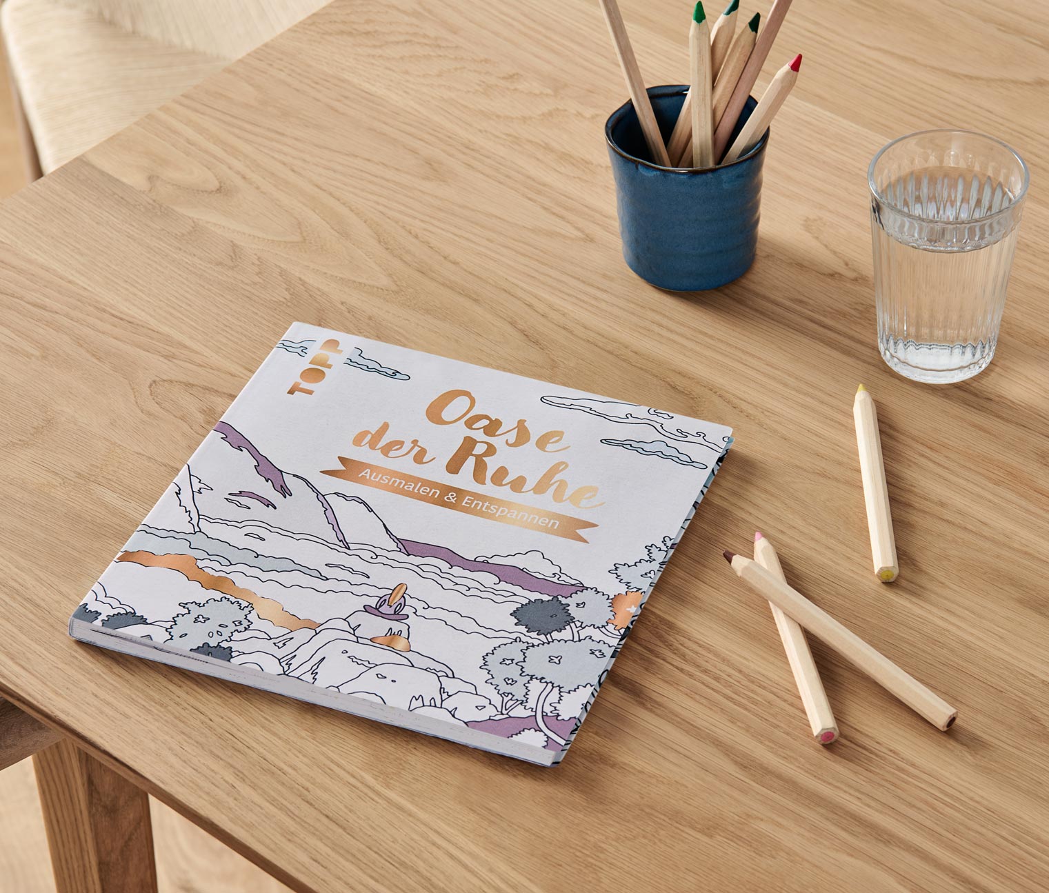 Tchibo - Buch »Oase der Ruhe – ausmalen und entspannen« von Tchibo