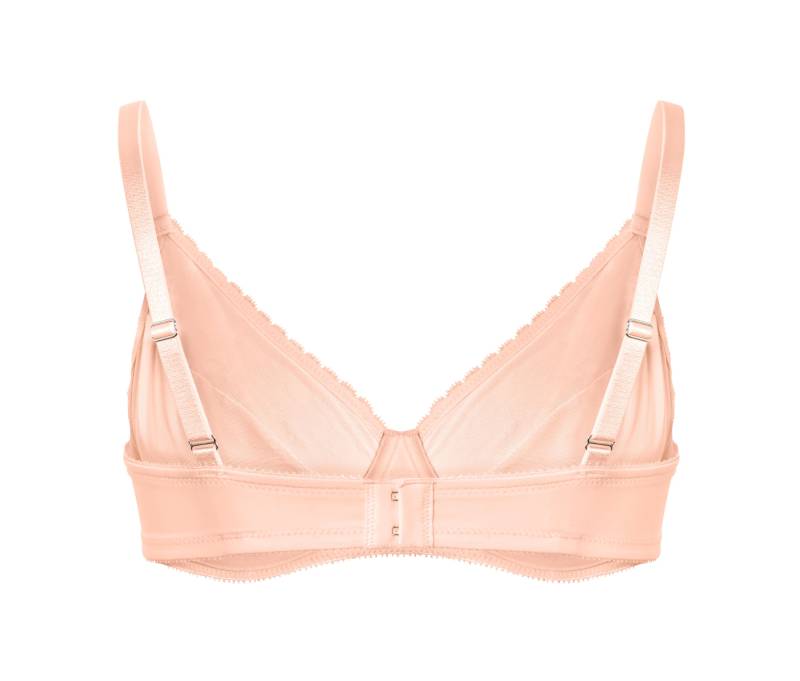 Tchibo - Bügel-BH mit Spitze - Damen - Gr. 85C - apricot von Tchibo