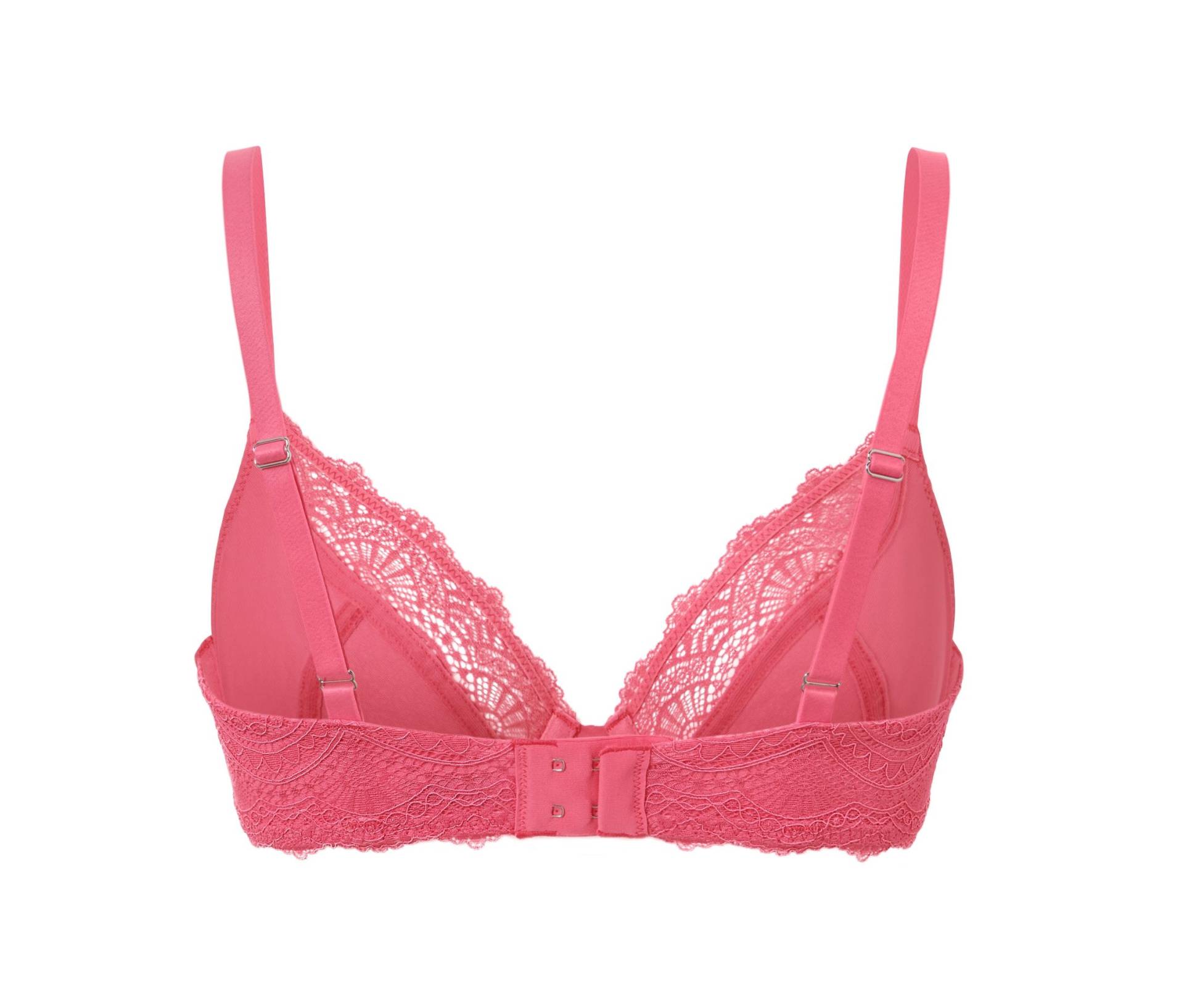 Tchibo - Bügel-BH mit Spitze - Damen - Gr. 75B - pink von Tchibo