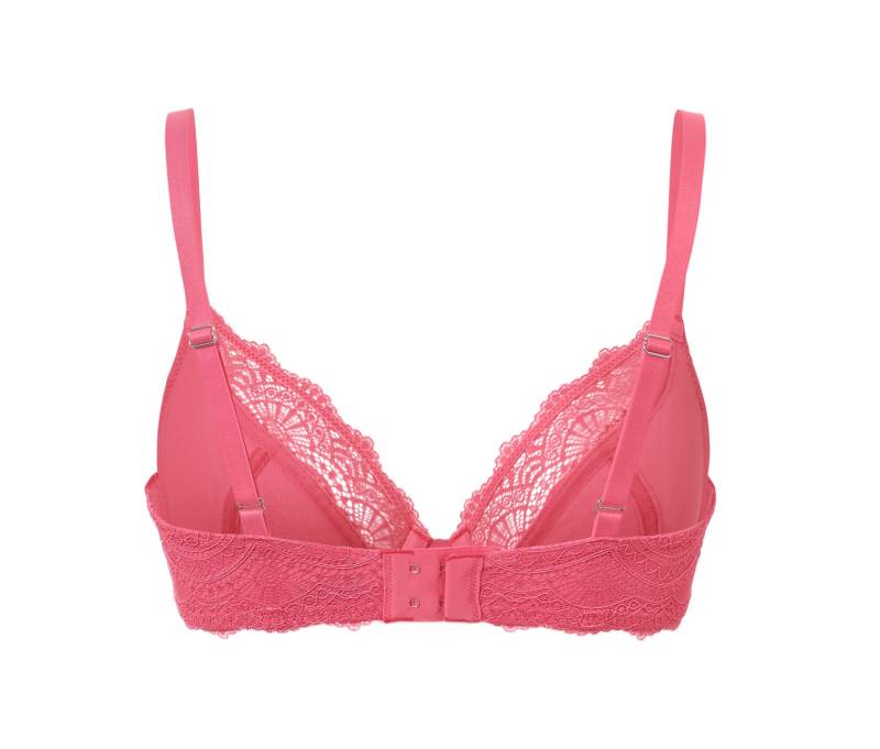 Tchibo - Bügel-BH mit Spitze - Damen - Gr. 75B - pink von Tchibo