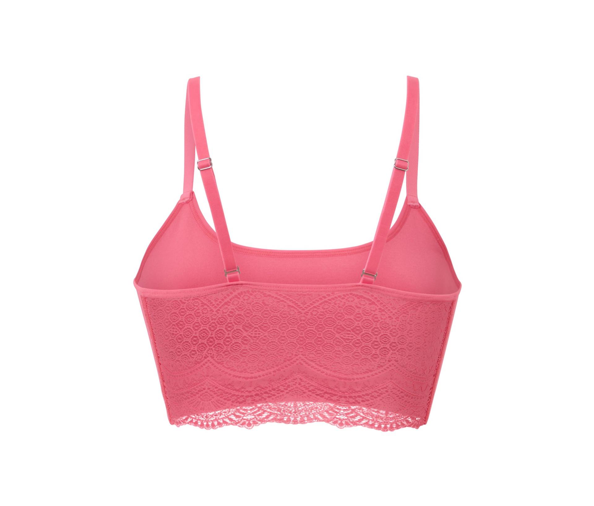 Tchibo - Seamless-Bustier mit Spitze - Damen - Gr. S - pink Tchibo - Seamless-Bustier mit Spitze - Damen - Gr. S - pink von Tchibo