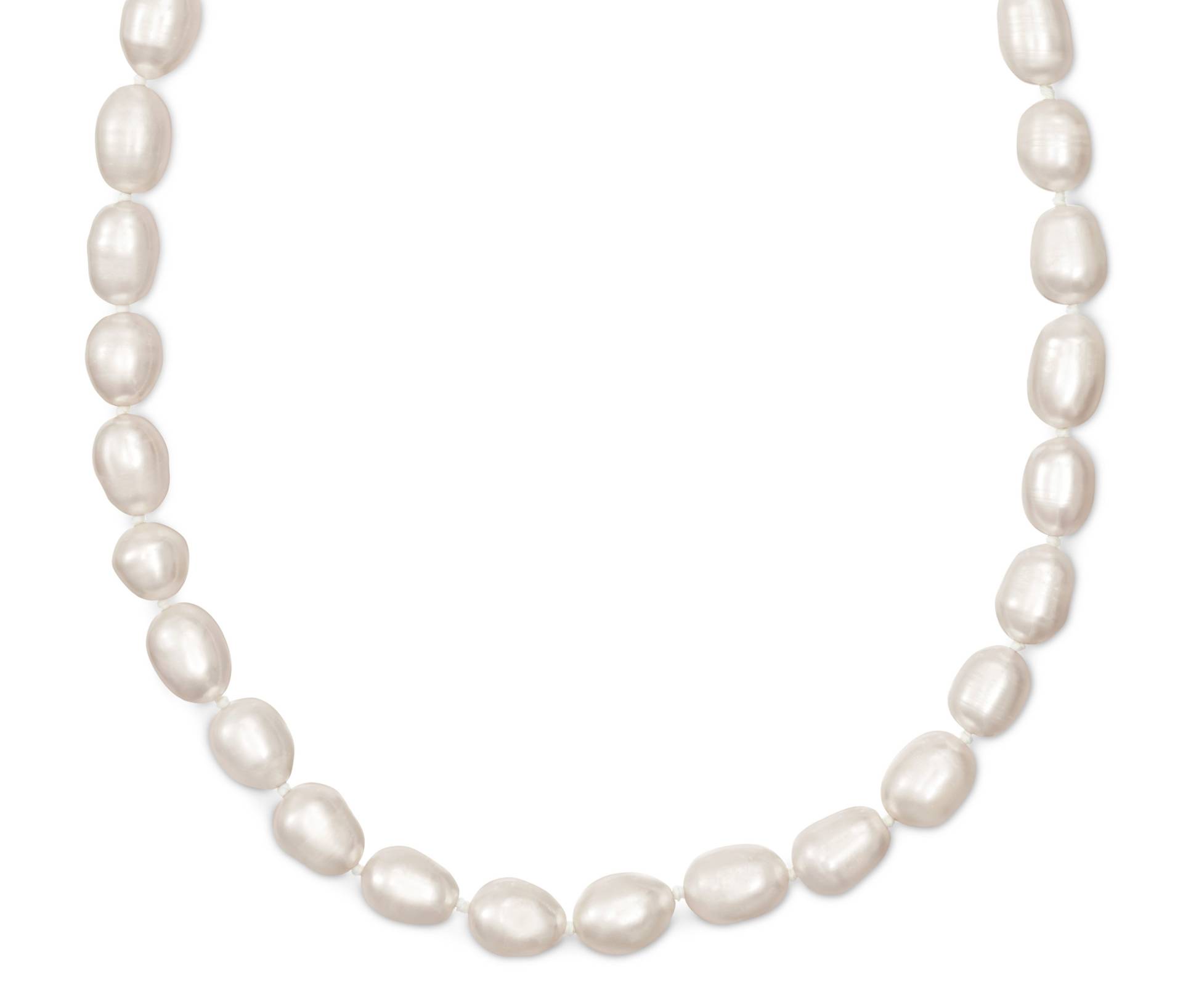 Tchibo - 925 Silber Kette barocke Süßwasserzuchtperlen - silber von Tchibo