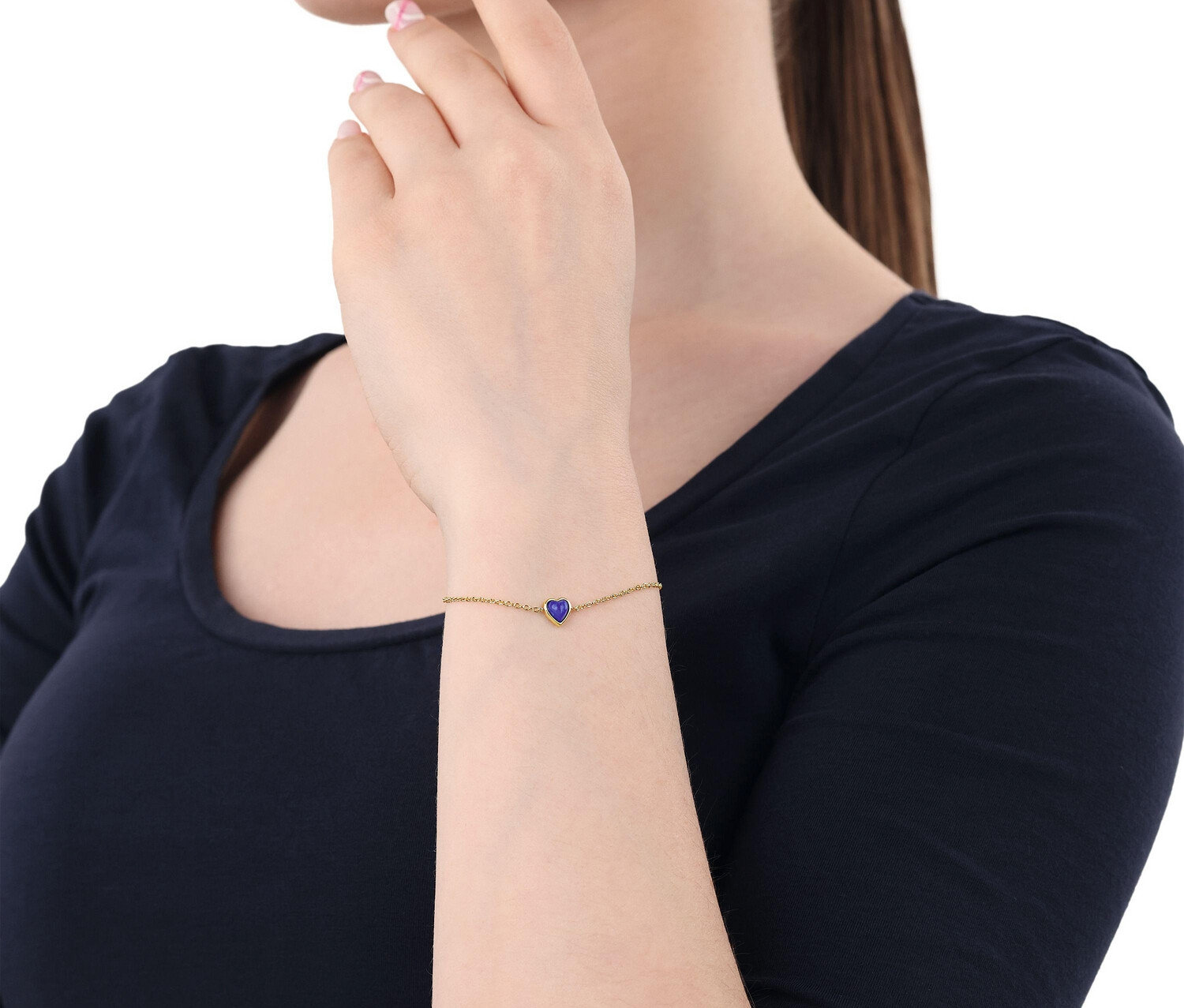 Tchibo - Amor Armschmuck mit Herz-Motiv - blau von Tchibo