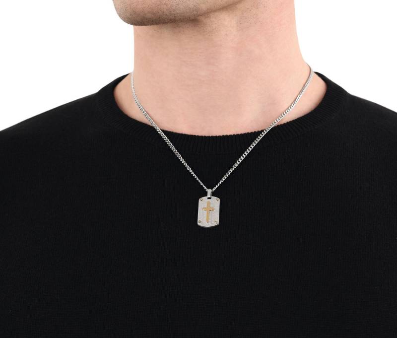 Tchibo - Amor Halsschmuck mit Kreuz-Anhänger - silber von Tchibo