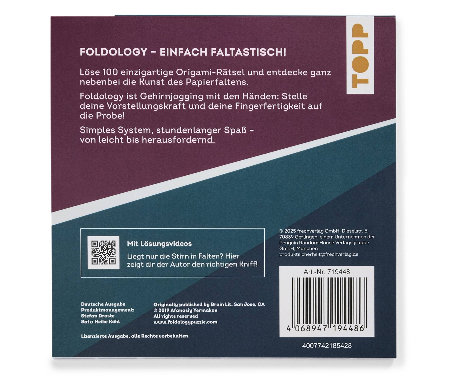 Tchibo - Buch »Origami-Rätsel« von Tchibo