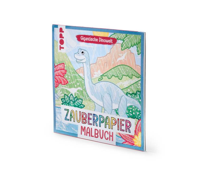 Tchibo - Buch: »Zauberpapier Malbuch ‒ Gigantische Dinowelt« von Tchibo