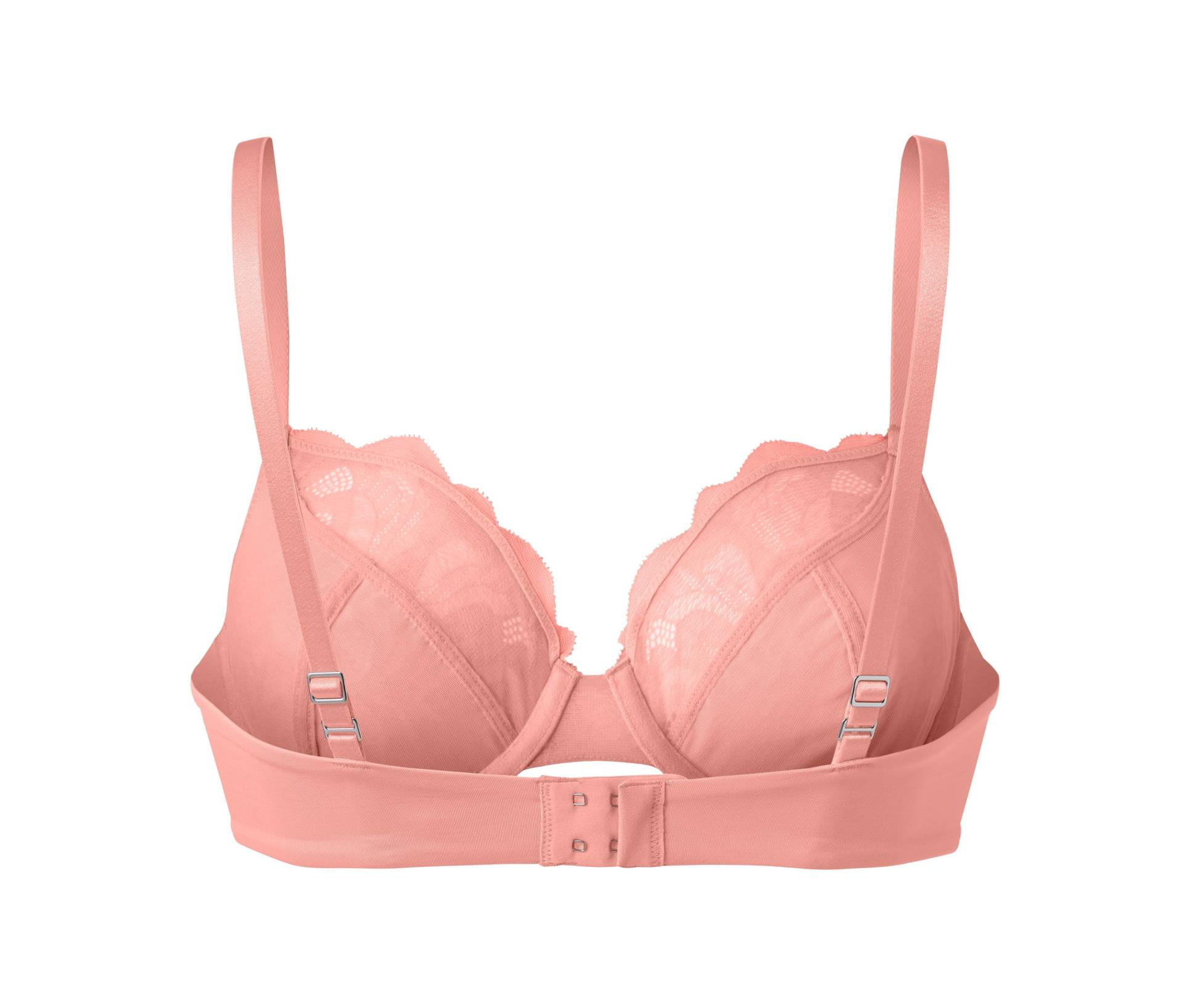 Tchibo - Bügel-BH mit Spitze - Damen - Gr. 80B - apricot von Tchibo